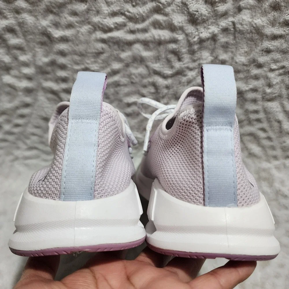 On Cloud Women's Cloudeasy Knit Low Top Running Sneakers Sz 8.5 Orchid/Lavender - Picture 5 of 11